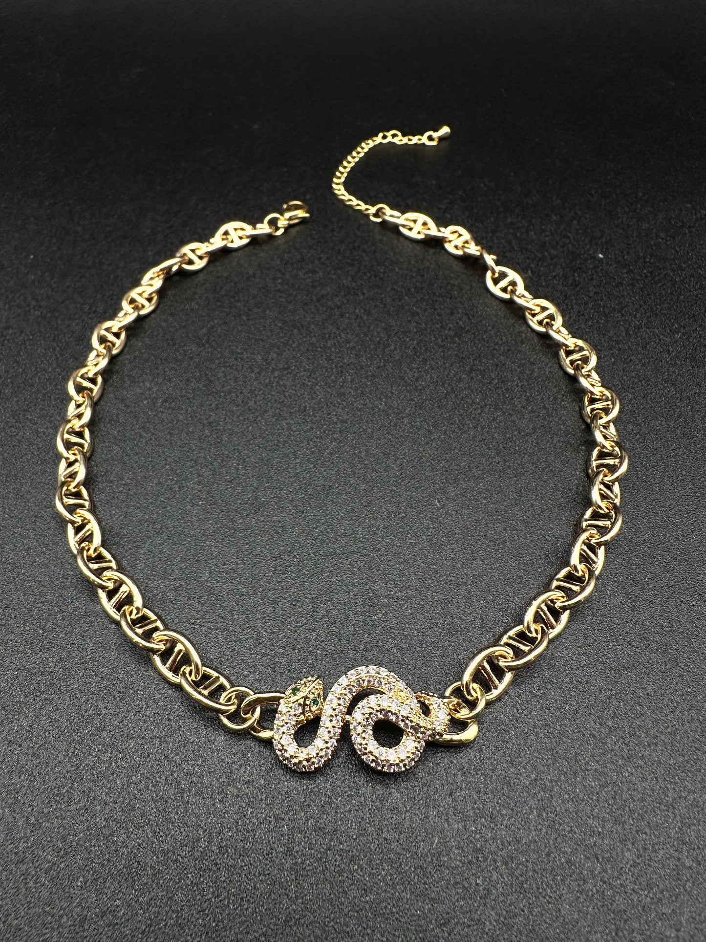 Serpent D’or - Golden Snake Choker